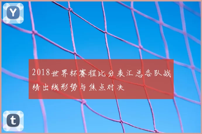 2018世界杯赛程比分表汇总各队战绩出线形势与焦点对决